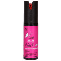 Перцовый (газовый) баллончик «Lady Black» 25 мл, аэрозольно-струйный Перцовый (газовый) баллончик «Lady Black» 25 мл, аэрозольно-струйный