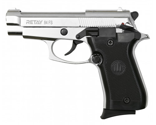 СХП Охолощенный пистолет Retay Mod 84 Beretta 84FS, кал. 9 мм, никель