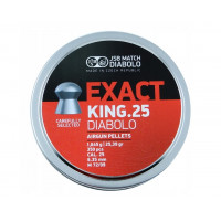 Пули JSB Diabolo Exact King 6,35 мм, 1,645 грамм, 350 штук Пули JSB Diabolo Exact King 6,35 мм, 1,645 грамм, 350 штук