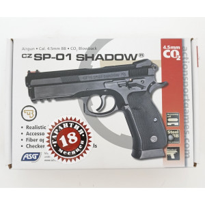 Пневматический пистолет ASG CZ SP-01 Shadow blowback